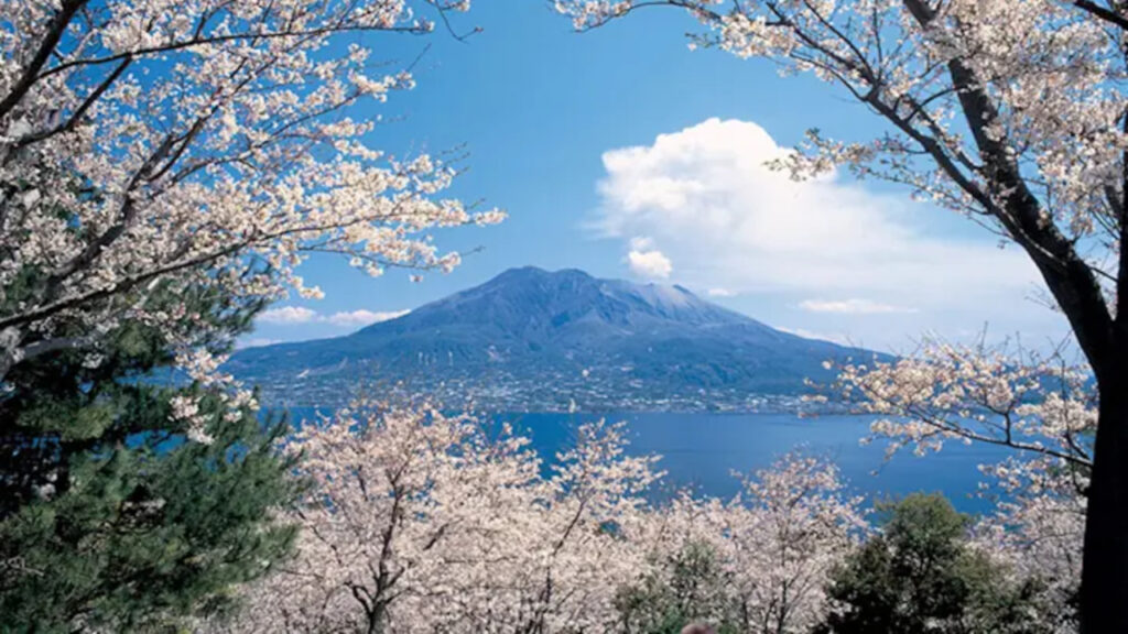 Shinmoedake vulcano giappone