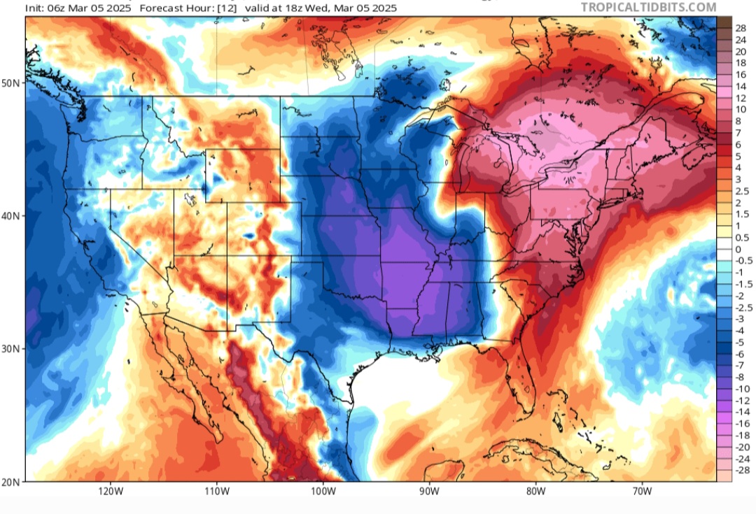 Temperature estreme USA
