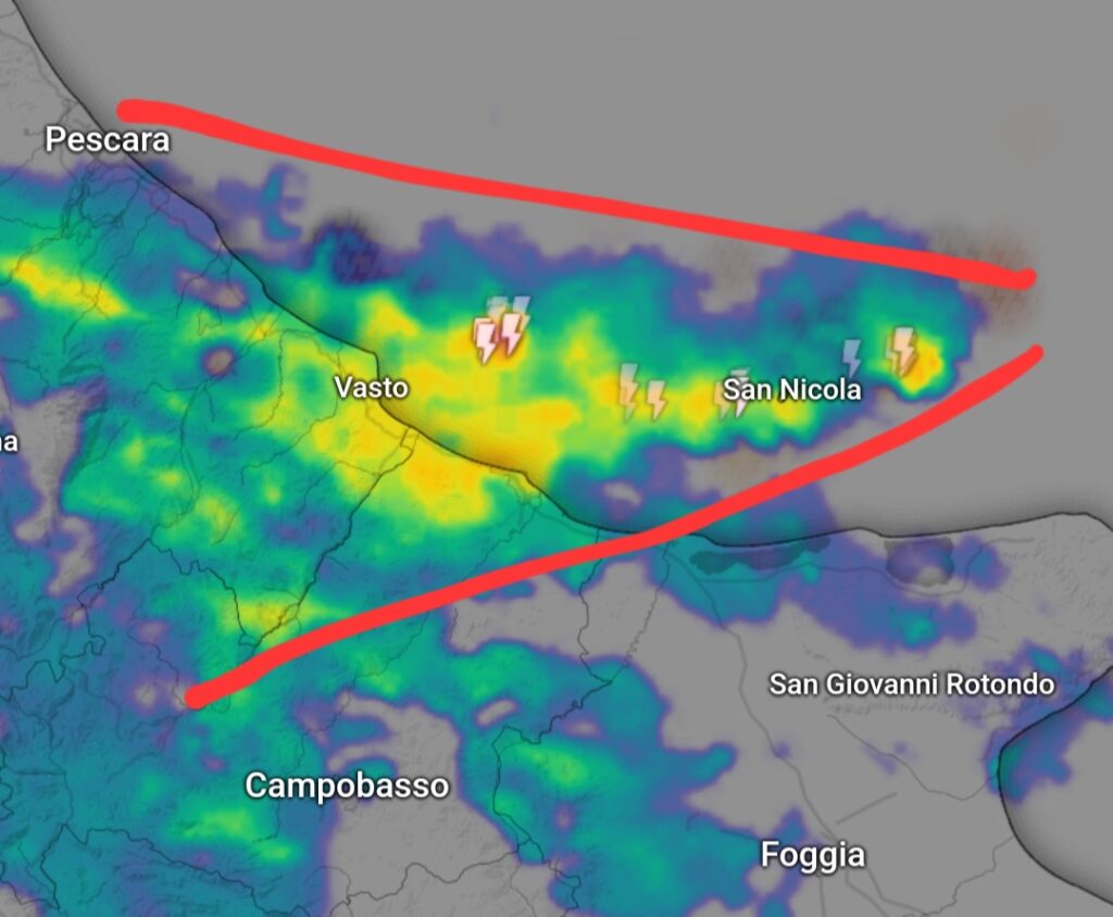 Temporale V-Shaped Abruzzo
