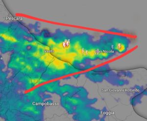 Temporale V-Shaped Abruzzo