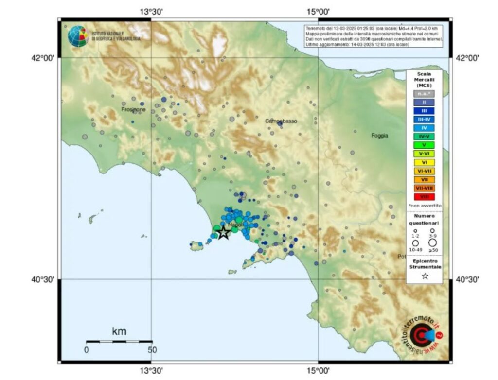 Terremoto Campi Flegrei