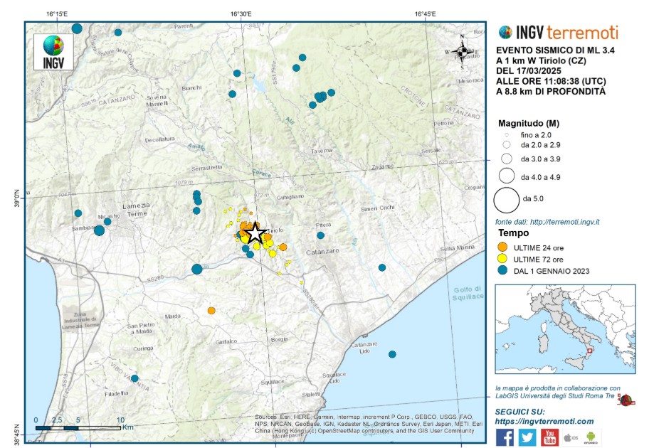 Terremoto Catanzaro