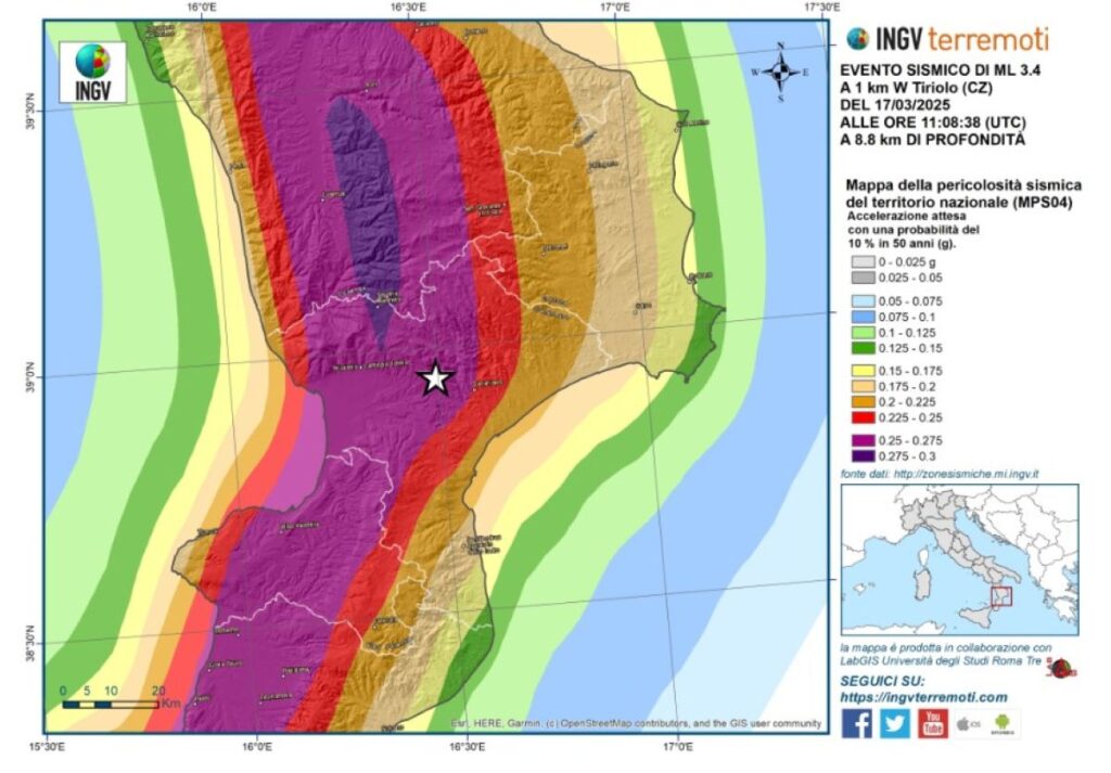 Terremoto Catanzaro