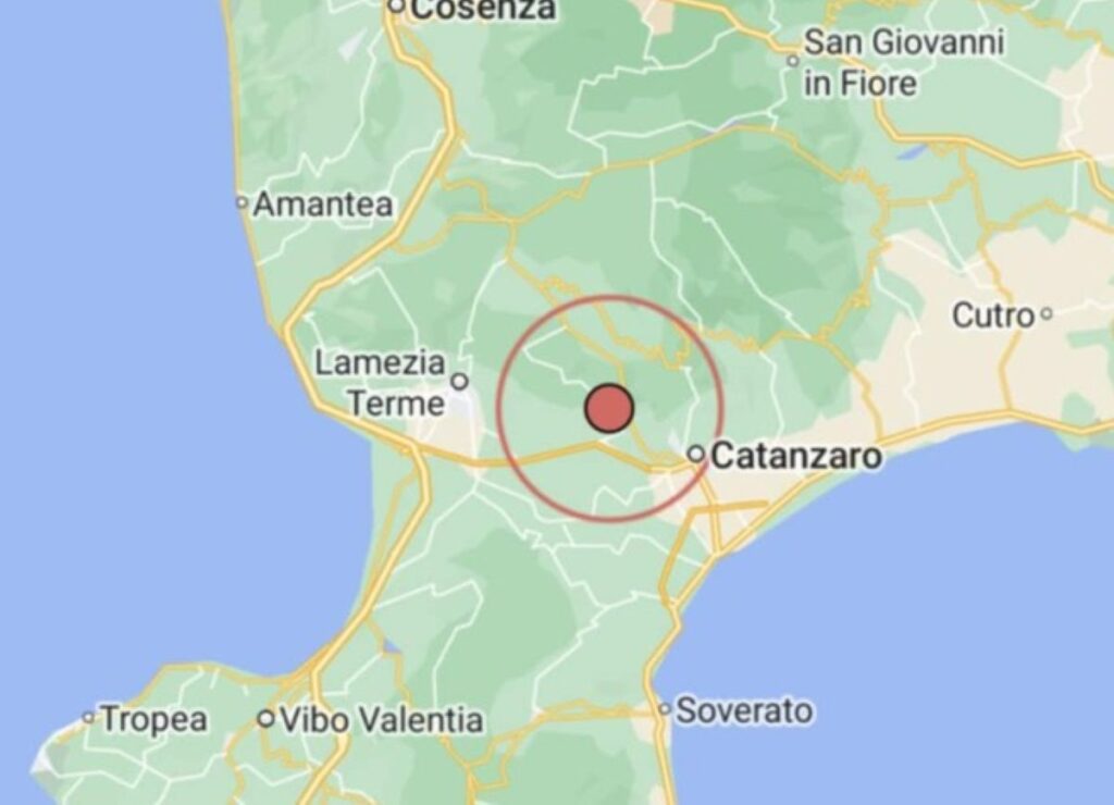 Terremoto Catanzaro