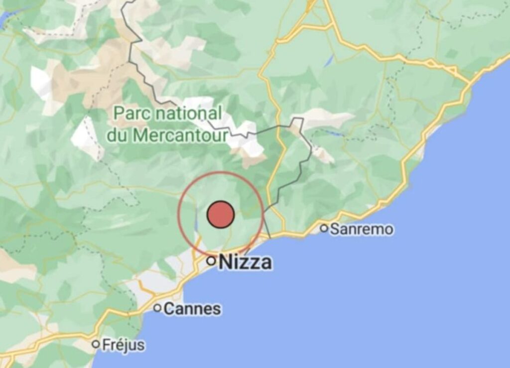 Terremoto Italia Francia