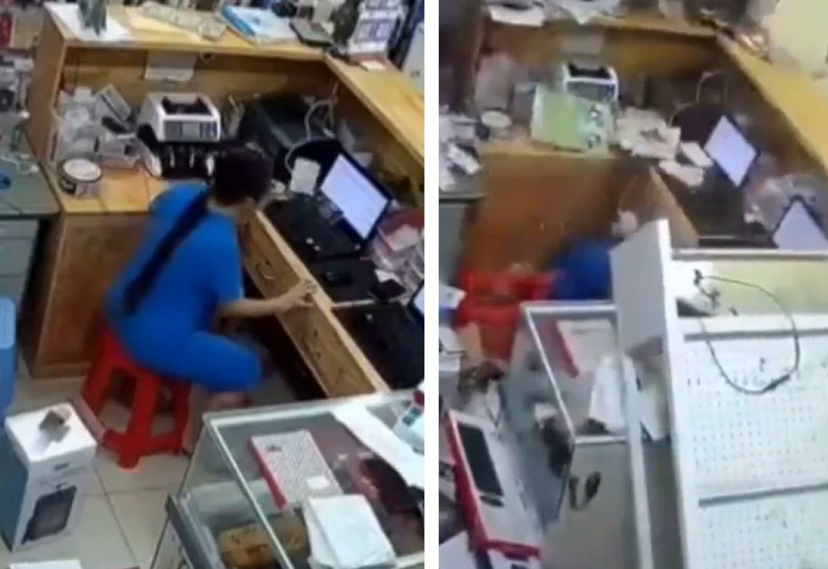Terremoto devastante in Myanmar: le immagini di una telecamera di sorveglianza mostrano la violenza della scossa | VIDEO