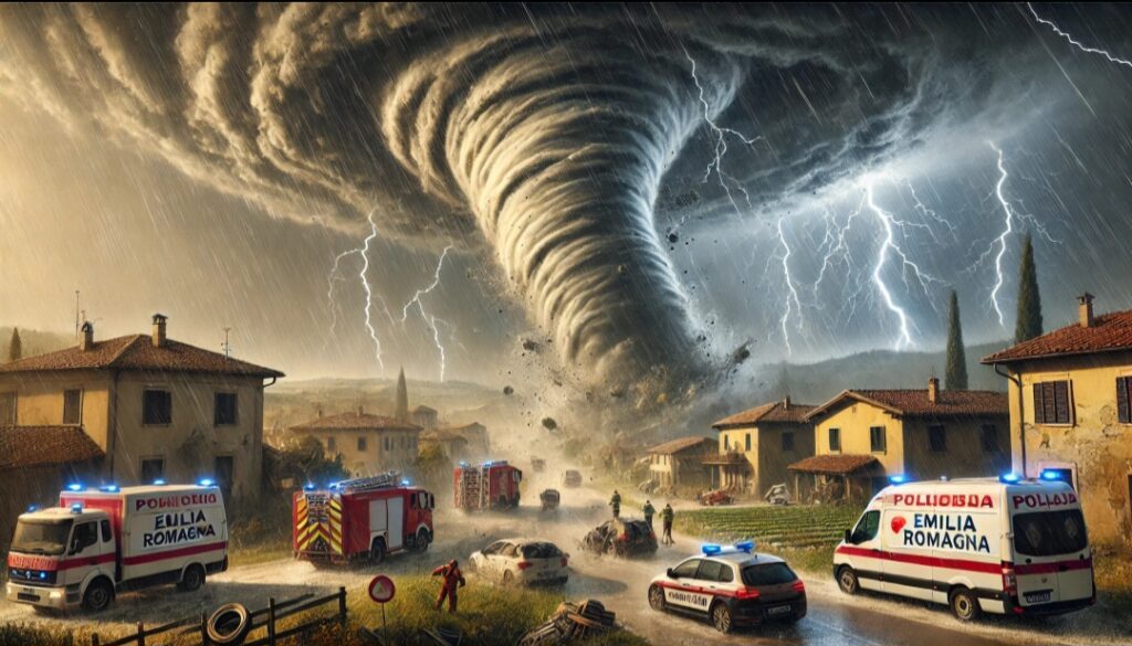 Tornado e grandine Emilia-Romagna