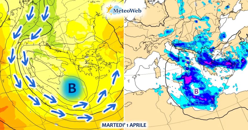 allerta meteo 1 aprile 2025
