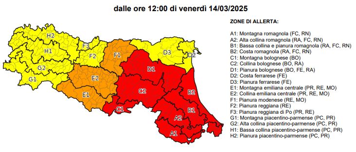 allerta meteo emilia romagna