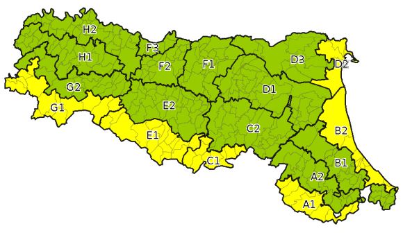 allerta meteo emilia romagna 1 aprile