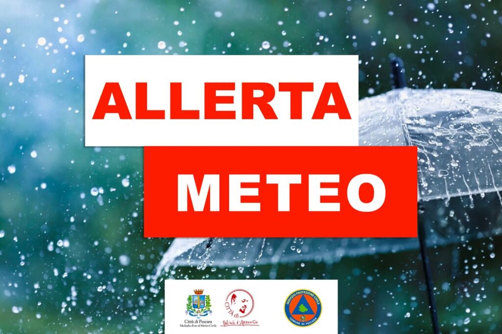allerta meteo maltempo abruzzo pescara