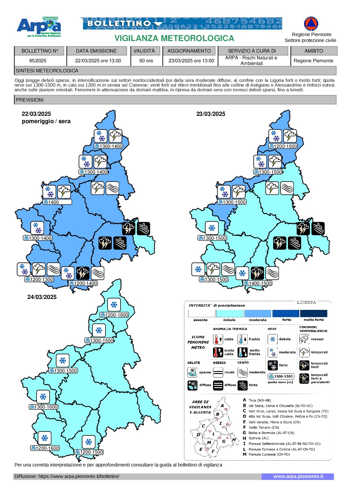 allerta meteo piemonte