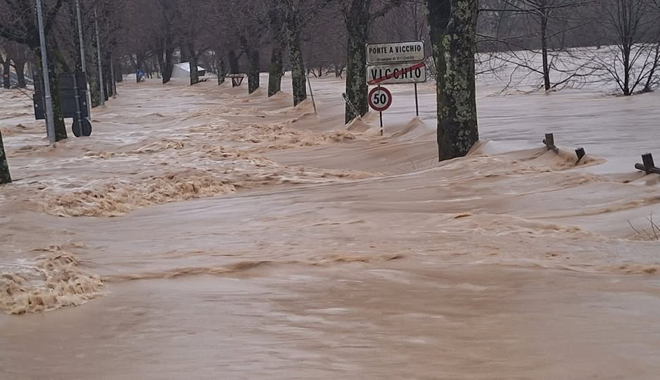 alluvione vicchio toscana