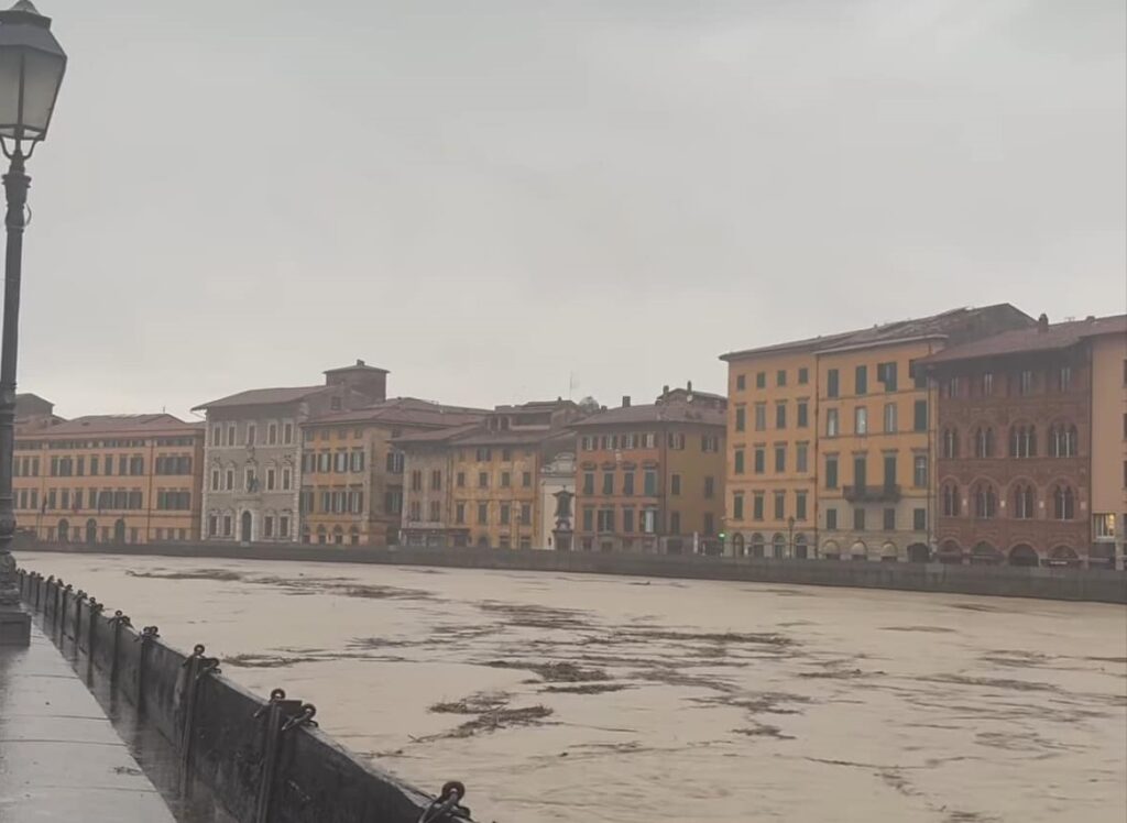arno pisa maltempo toscana