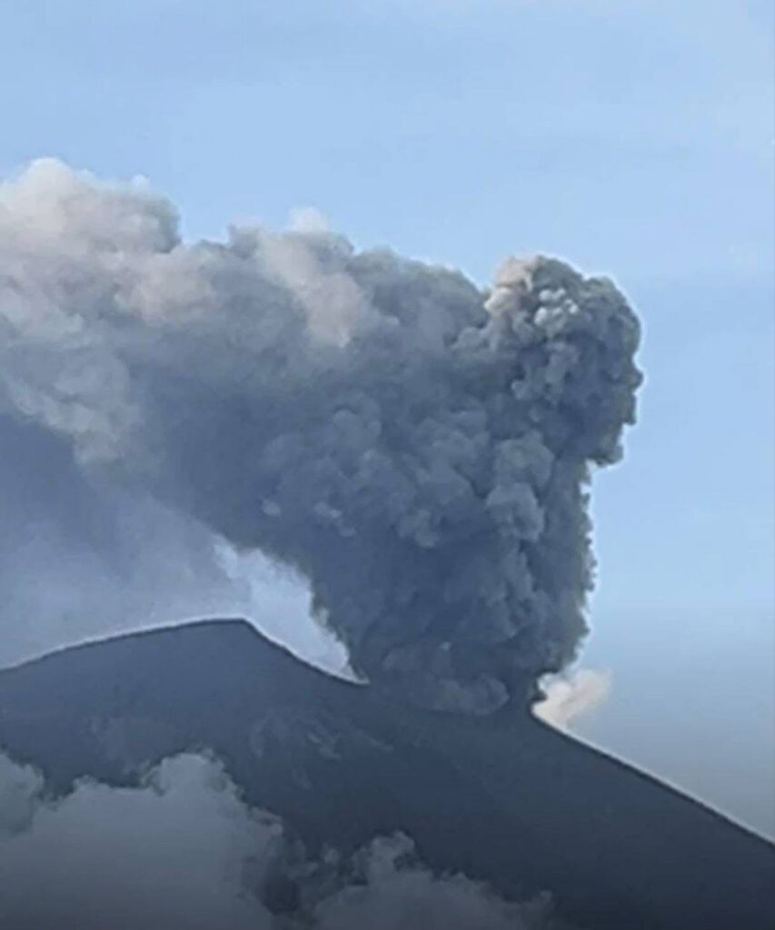eruzione vulcano Kanlaon filippine