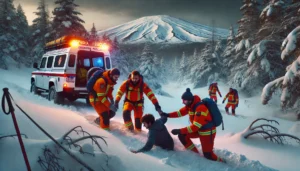etna neve escursionista soccorso