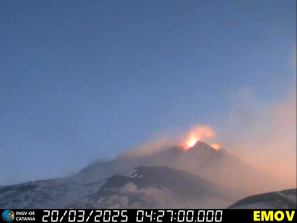 etna oggi attività stromboliana