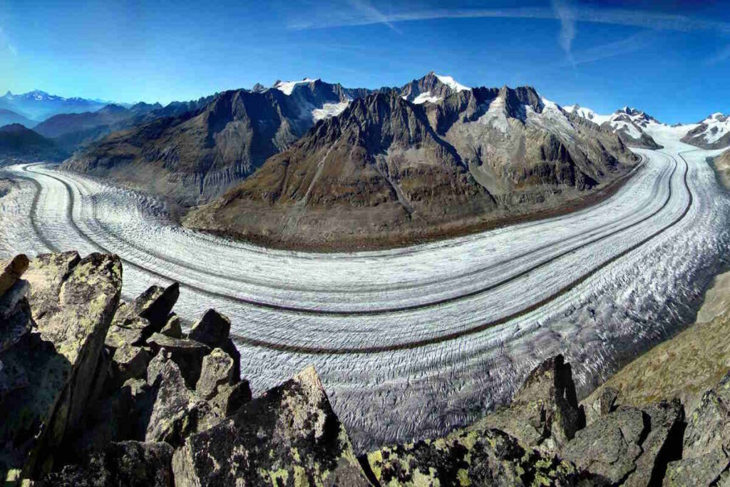 ghiacciaio dell'Aletsch svizzera