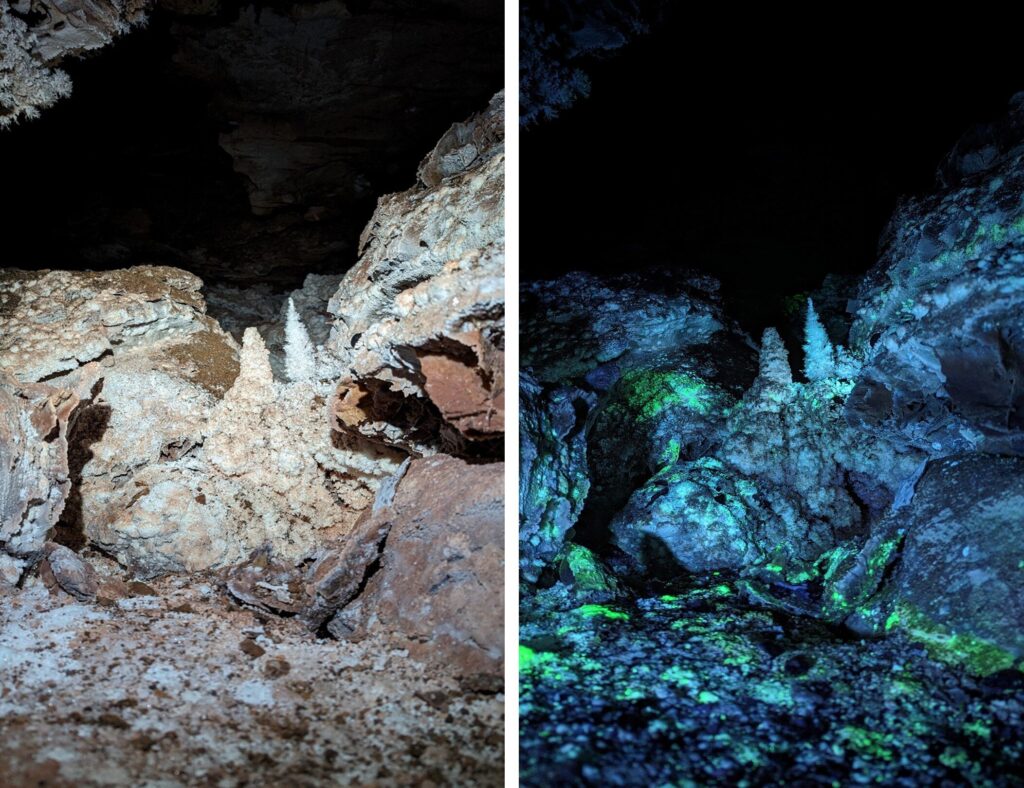 grotte fluorescenti