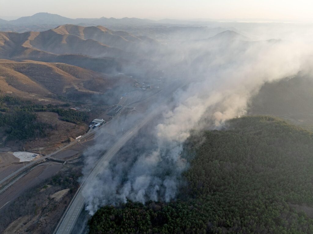incendi corea del sud