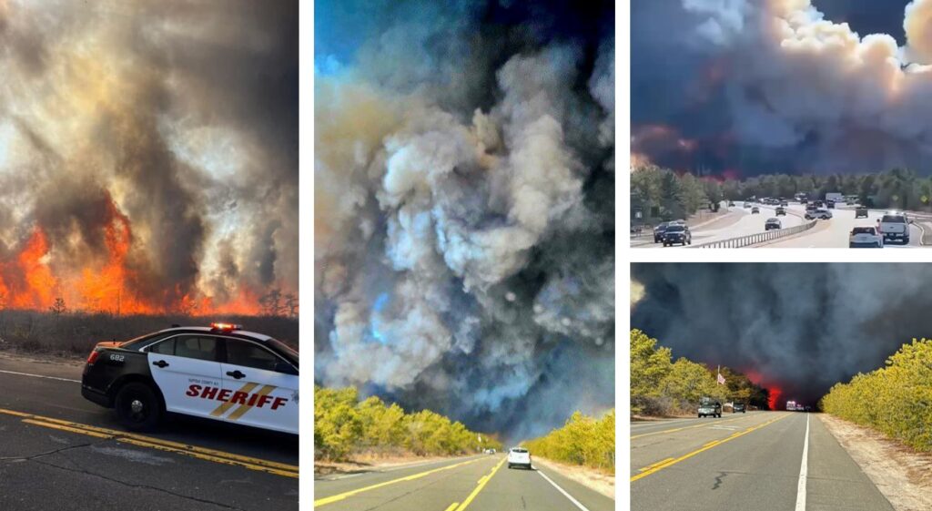 incendi usa long island