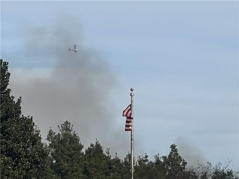 incendio carolina forest usa