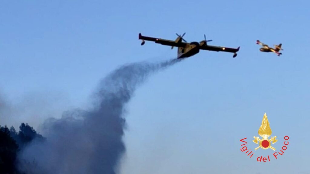 incendio falerna calabria