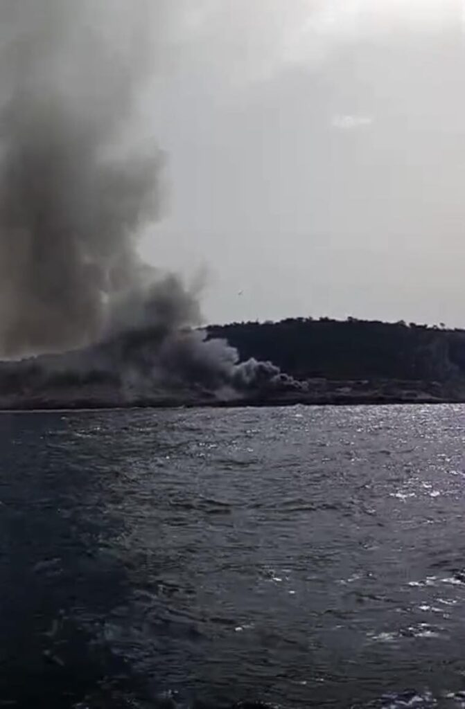 incendio isole tremiti