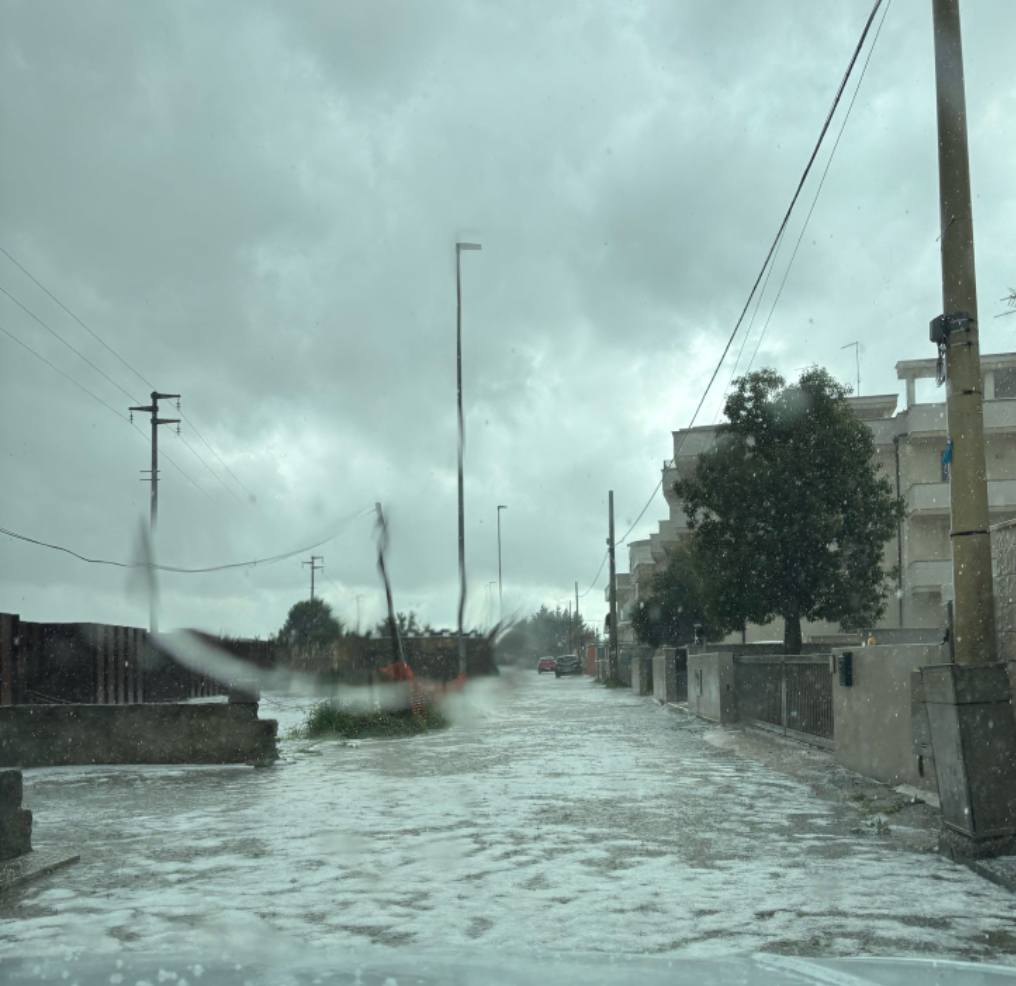 maltempo grandine nardò puglia