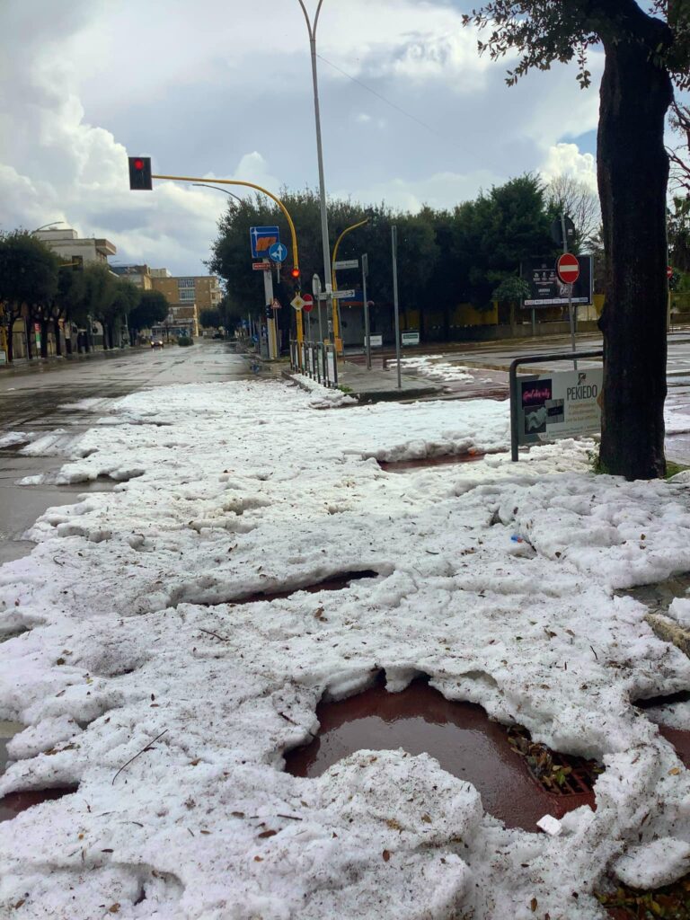 maltempo grandine nardò puglia