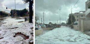 maltempo grandine nardò puglia
