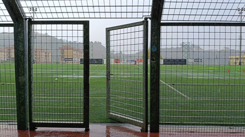 maltempo messina allenamento pioggia