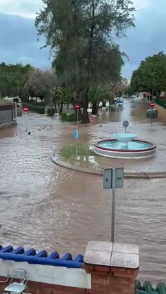 maltempo spagna tempesta malaga