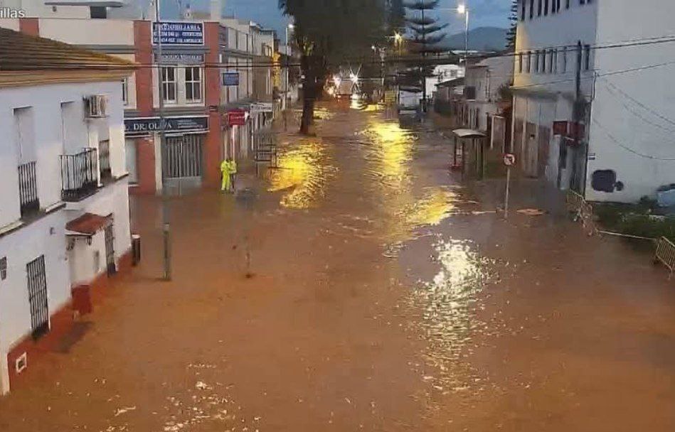 maltempo spagna tempesta malaga