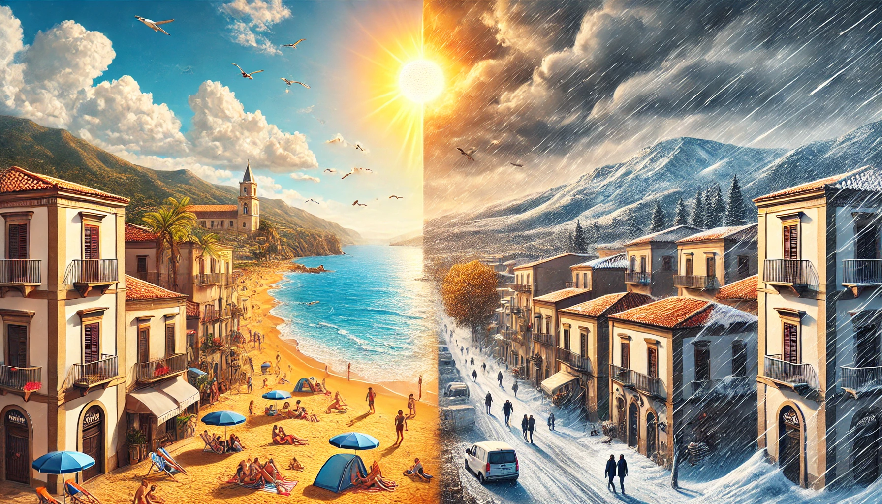 Meteo Calabria: dal sole quasi estivo al ritorno del freddo