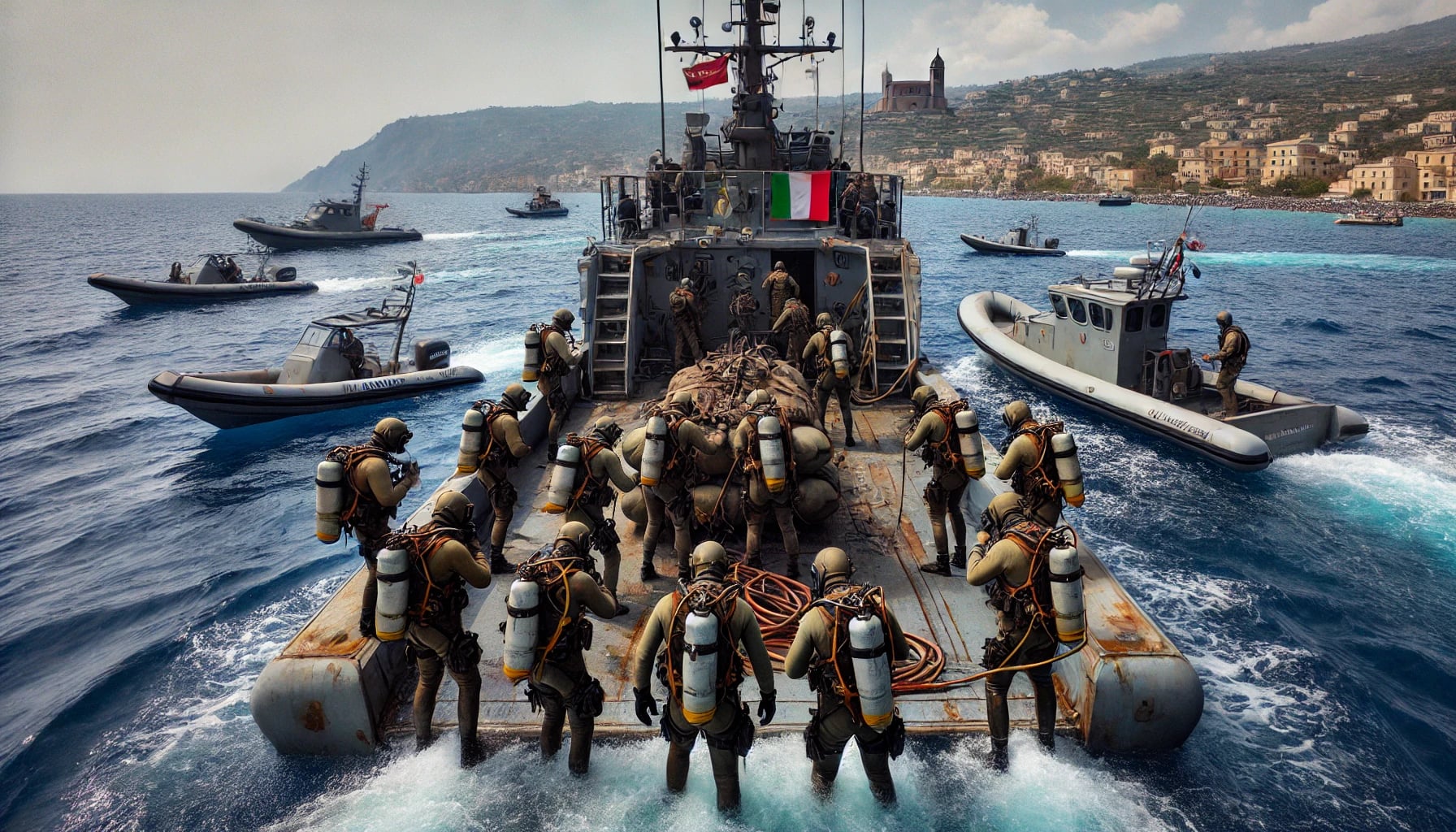 Enorme bomba della II Guerra Mondiale nei fondali dello Stretto di Messina: giovedì verrà fatta brillare, l’avviso delle autorità alla popolazione