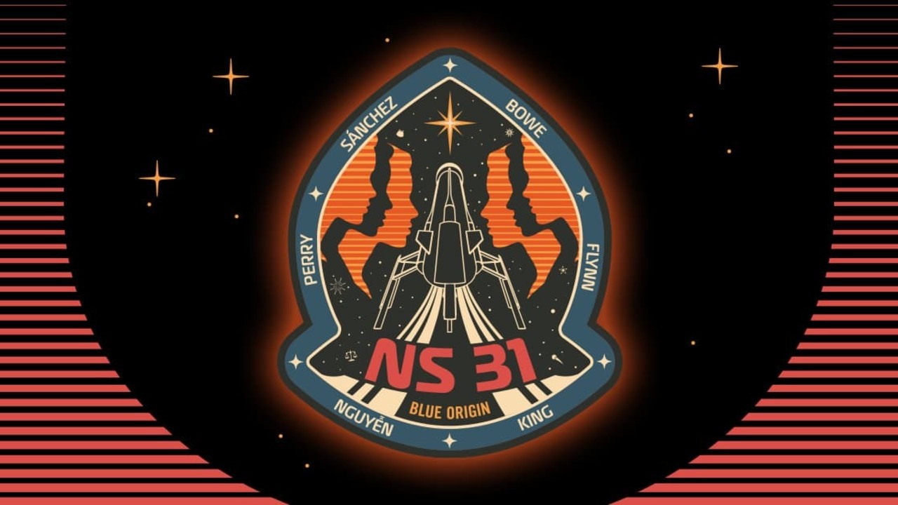 patch missione blue origin 14 aprile