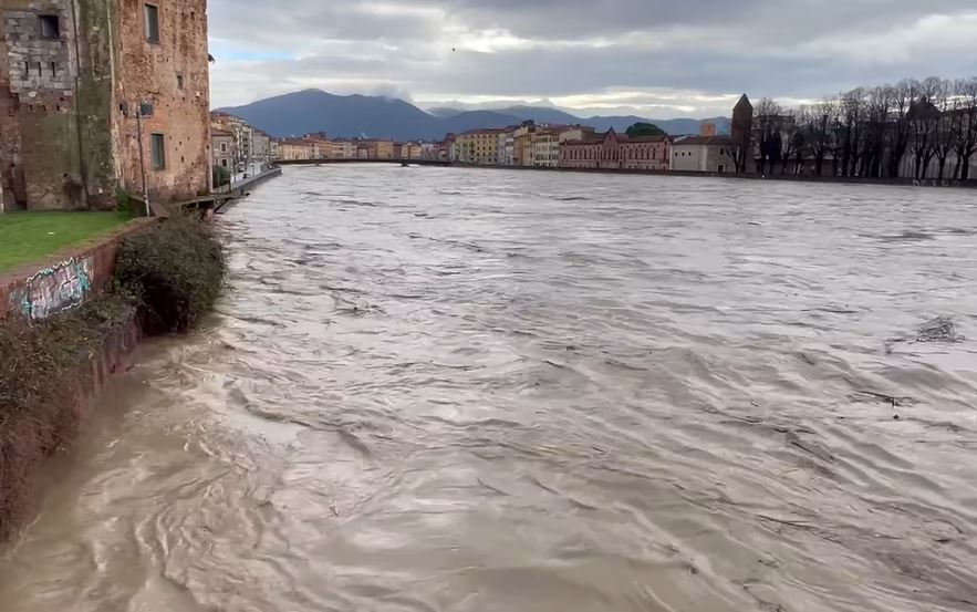 pisa arno livello