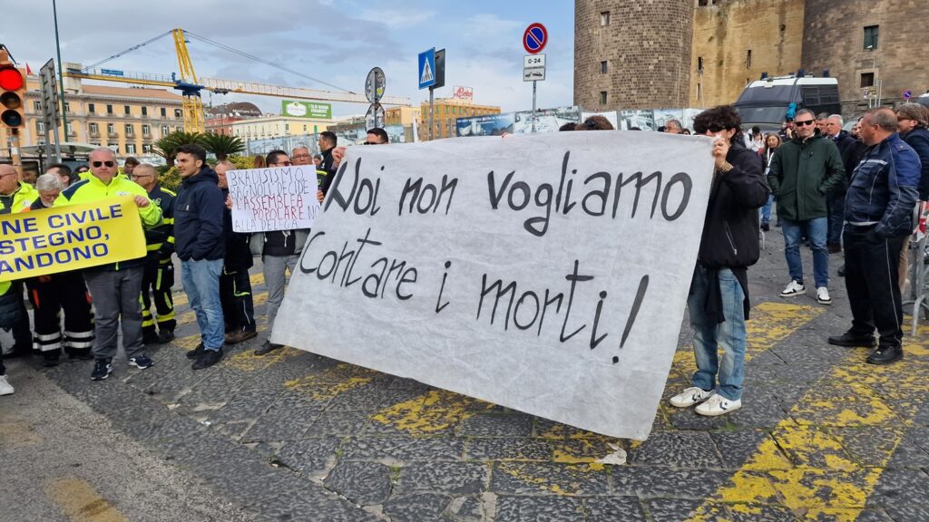 protesta campi flegrei