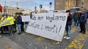 protesta campi flegrei