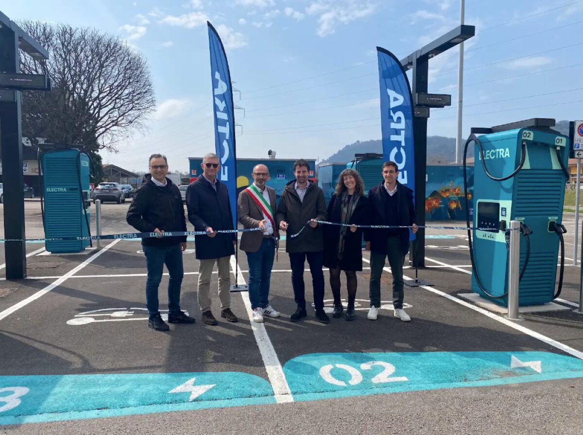 Svolta green in Veneto: inaugurato un hub di ricarica ultraveloce
