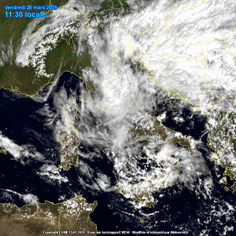 satellite meteo 28 marzo