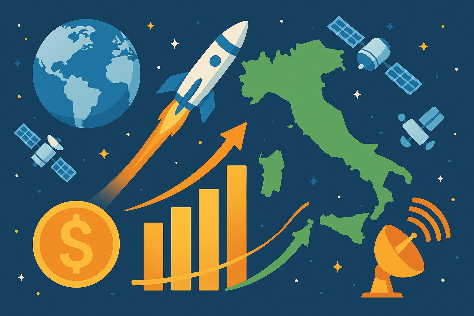 Boom per la Space Economy: +28% per il mercato italiano dell’osservazione della Terra