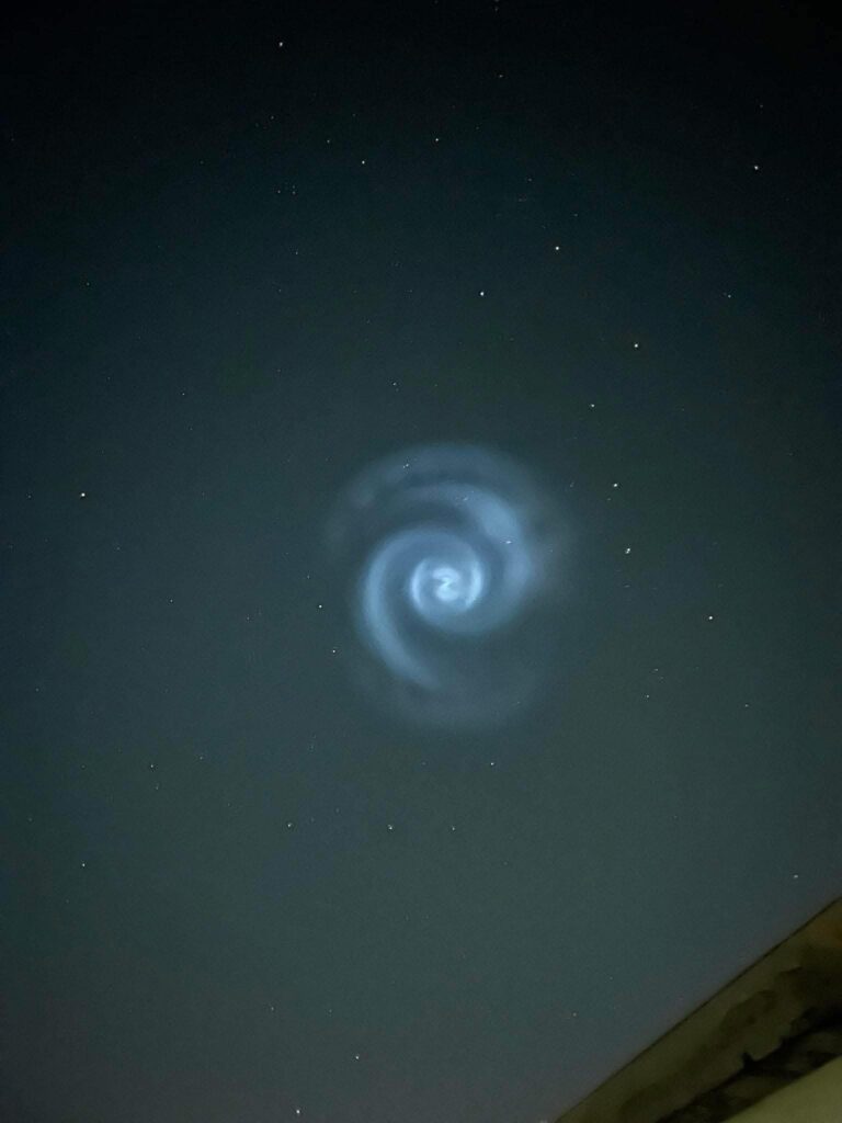 spirale blu