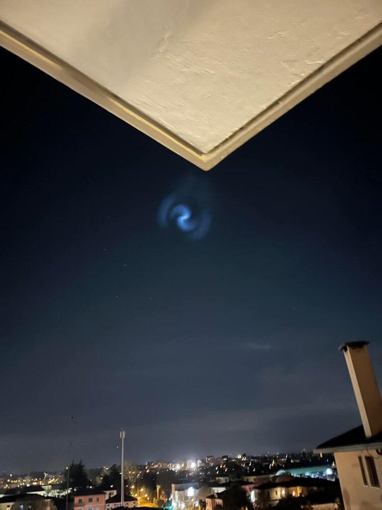 spirale blu