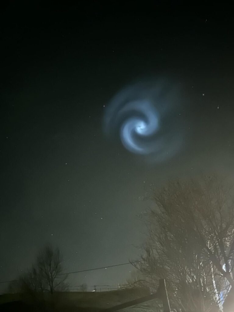 spirale blu