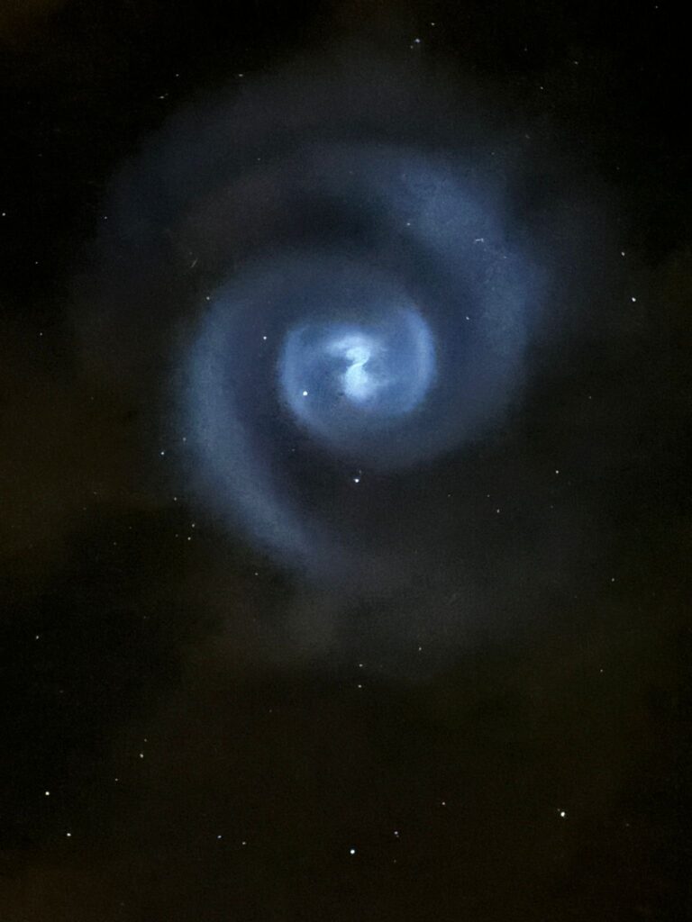 spirale blu cielo italia