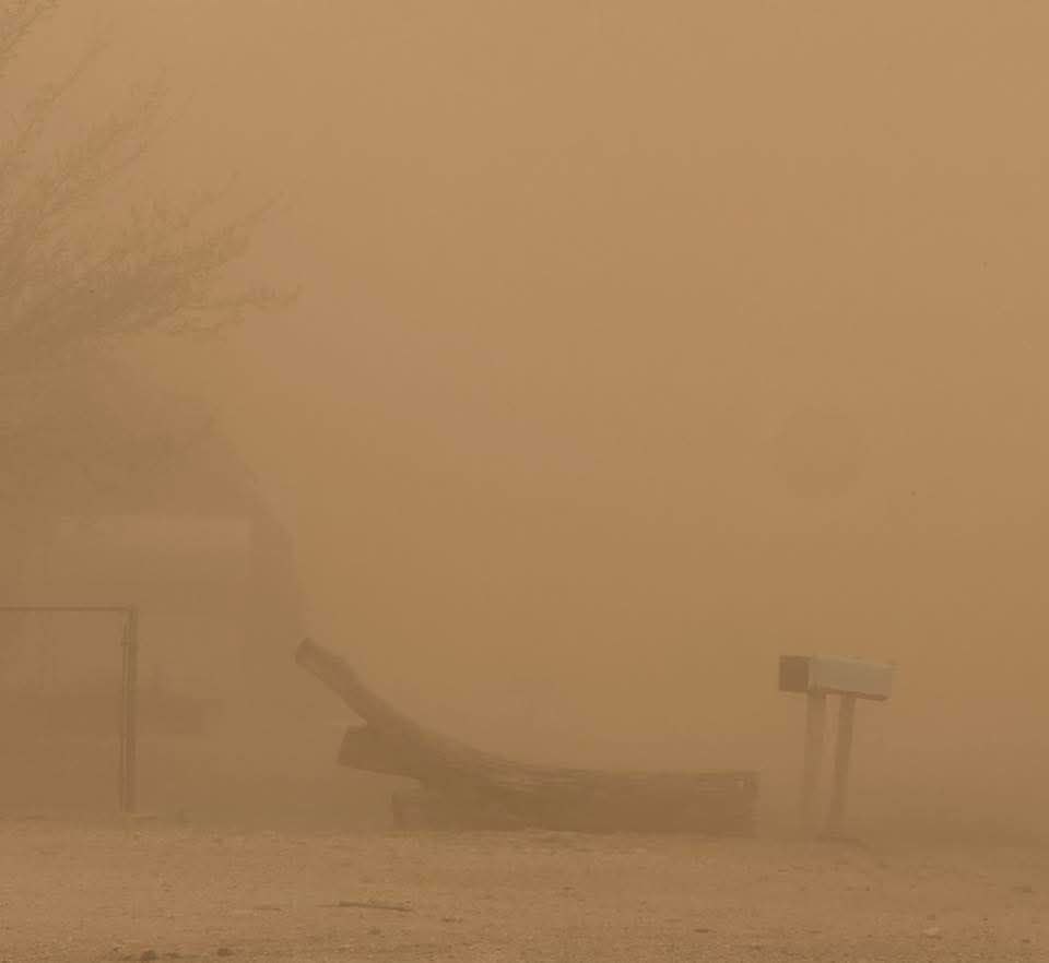 tempesta polvere new mexico usa