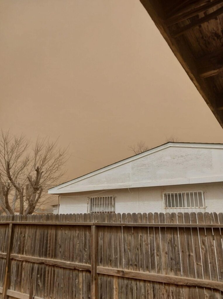 tempeste polvere usa texas new mexico