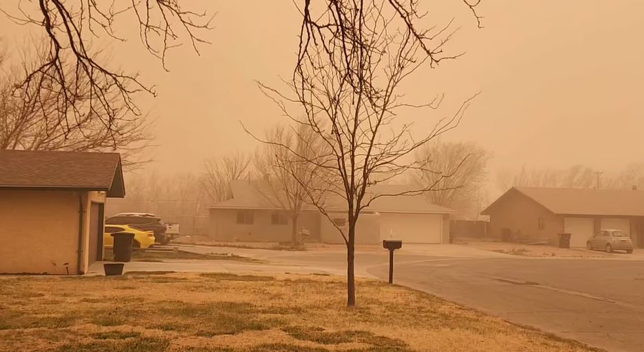 tempeste polvere usa texas new mexico